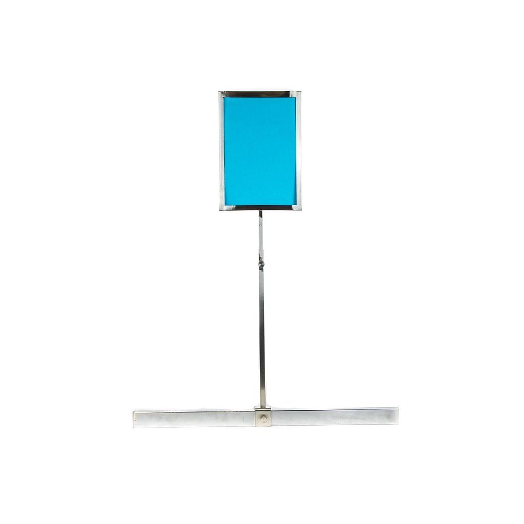 A5 Chrome Adjustable Poster Holder for Rectangular Tube, Material ...